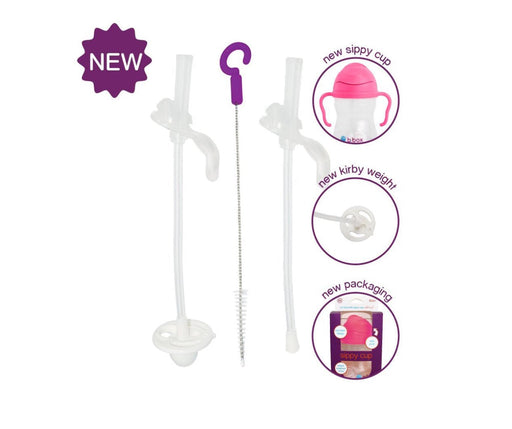 B.box - Replacement Straws and Cleaning Brush | Baby Box | NZ Baby Shop