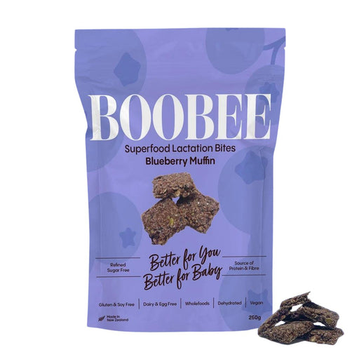 Natural Abundance BOOBEE Superfood Lactation Bites -Blueberry Muffin | Baby Box | NZ Baby Shop
