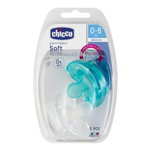Chicco - Physio Soft Soother 0-6 mths - 2 pack | Baby Box | NZ Baby Shop