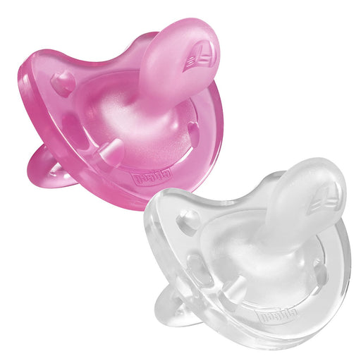 Chicco - Physio Soft Soother 0-6 mths - 2 pack (pink) | Baby Box | NZ Baby Shop