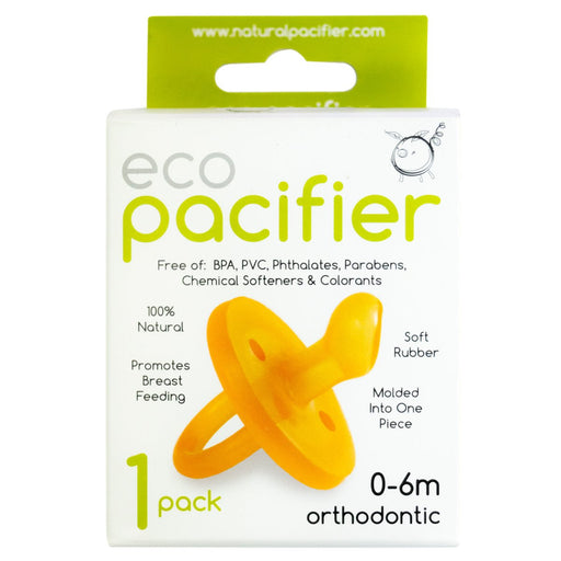 EcoPiggy EcoPacifier Natural Rubber Dummy - Orthodontic | Baby Box | NZ Baby Shop