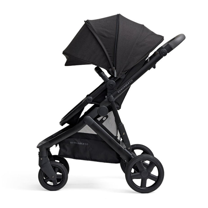 Edwards & Co Olive stroller- Black | Baby Box | NZ Baby Shop