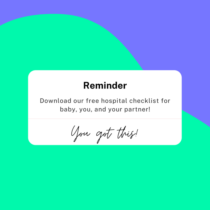Hospital Checklist for Baby, You, and Partner | Baby Box | NZ Baby Shop