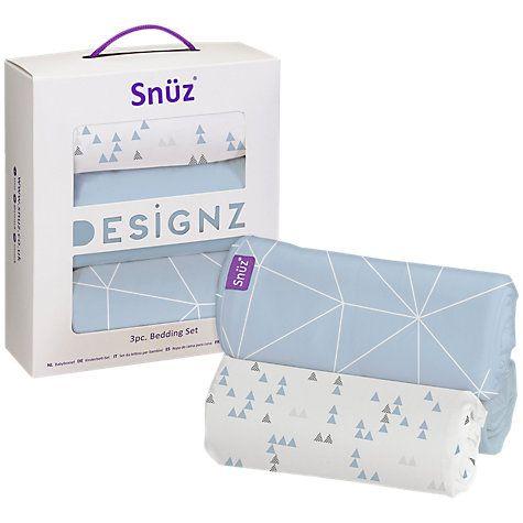 Snuzpod Crib Bedding Set - 3 Pack - Geo Breeze | Baby Box | NZ Baby Shop