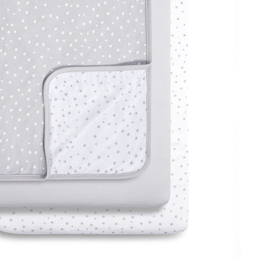 Snuzpod Crib Bedding Set - 3 Pack - Grey Spots | Baby Box | NZ Baby Shop