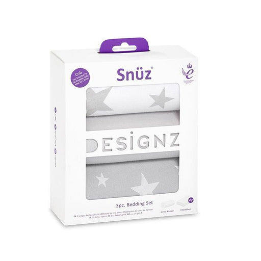 Snuzpod Crib Bedding Set - 3 Pack - Stars | Baby Box | NZ Baby Shop