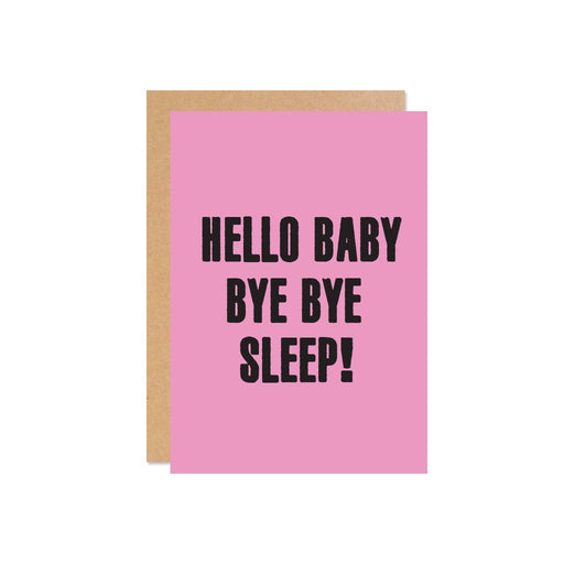 "Hello Baby Bye Bye Sleep!" Gift Card | Baby Box | NZ Baby Shop