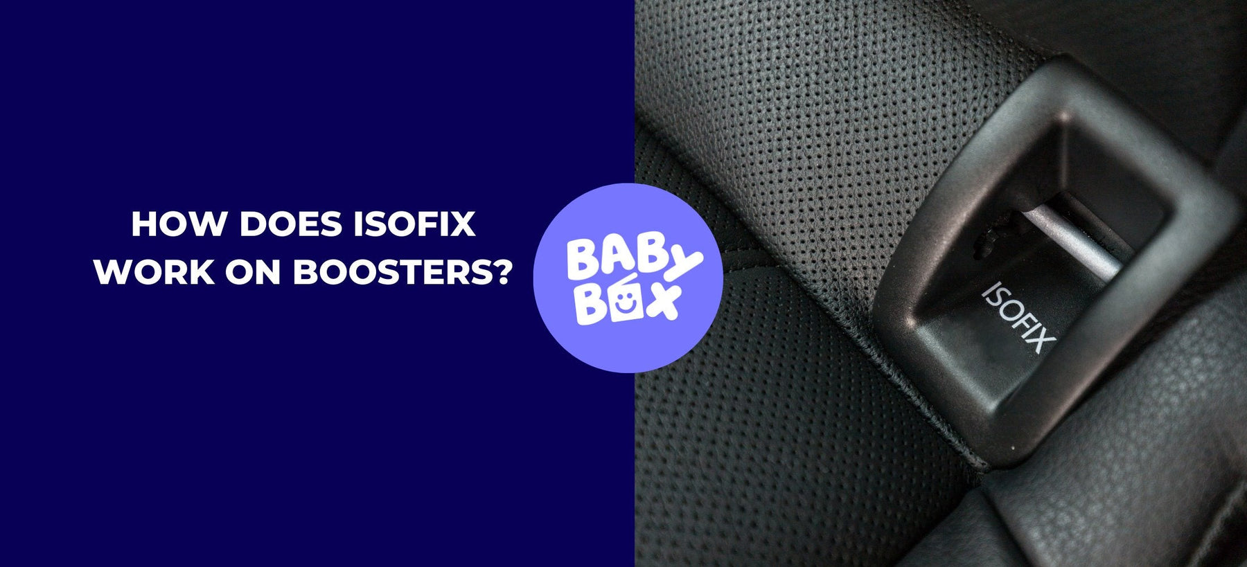 How does Isofix (or Latch) work on Booster seats? Doesn't it have a weight limit?