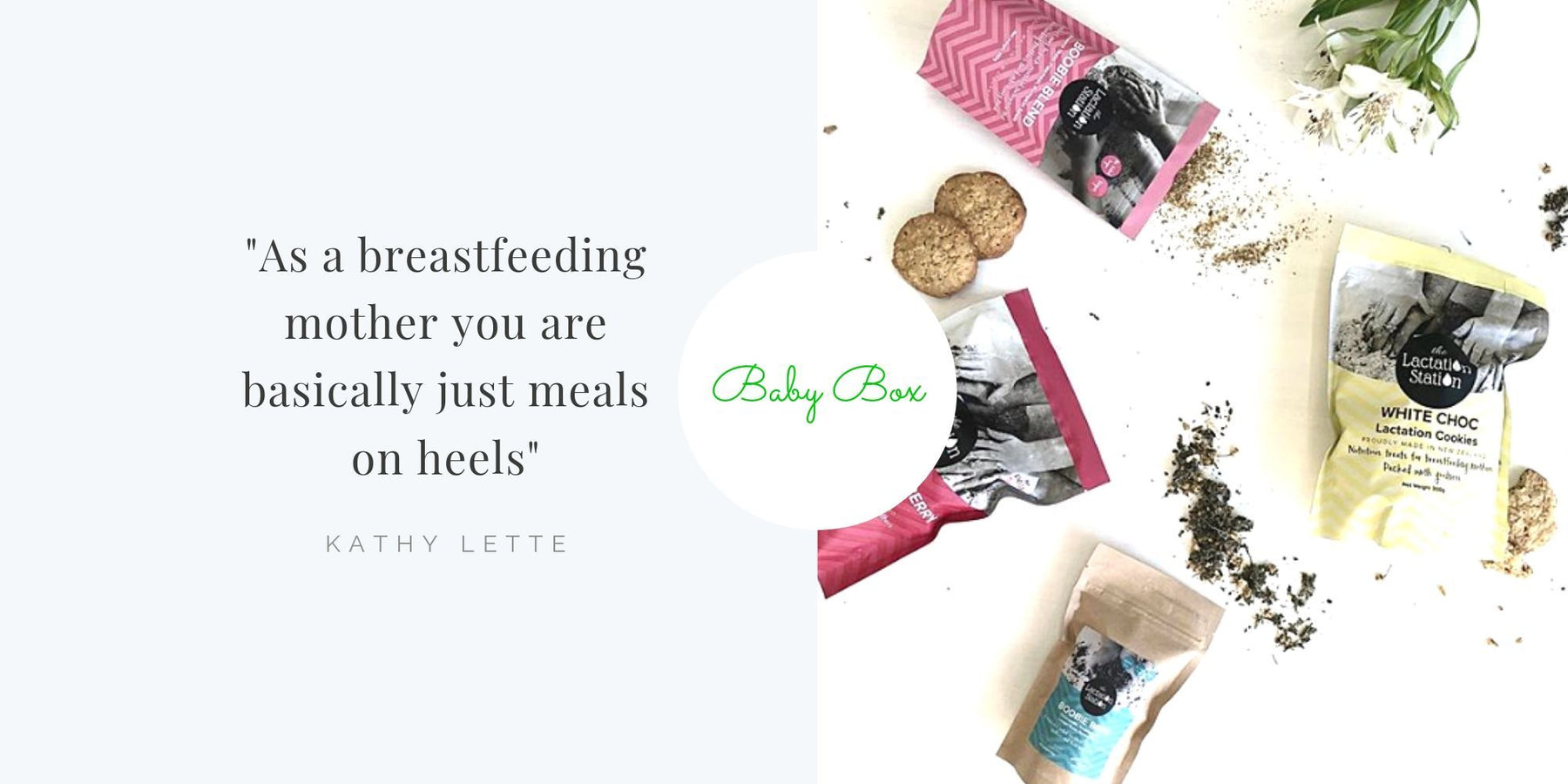 The Lactation Station Breastfeeding Cookies and Boobie Blend - A Preview!