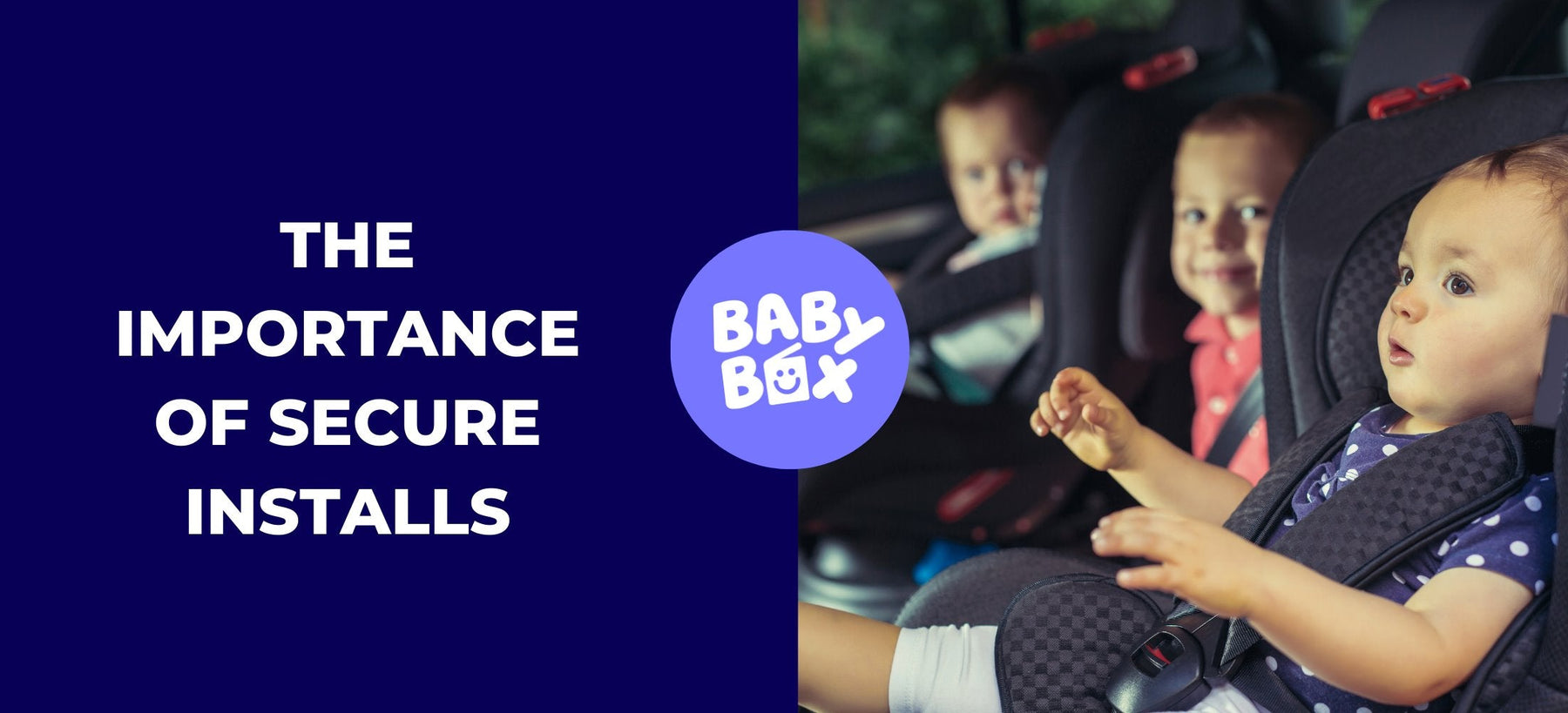 Why is it important to securely install your child's car seat?