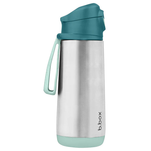 b.box Insulated Sport Spout bottle 500ml - Emerald Forest | Baby Box | NZ Baby Shop