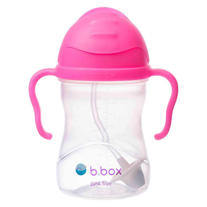 b.box - Sippy Cup - Neon Pink Pomegranate | Baby Box | NZ Baby Shop