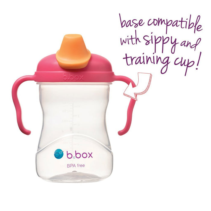 b.box Spout Cup - Raspberry | Baby Box | NZ Baby Shop