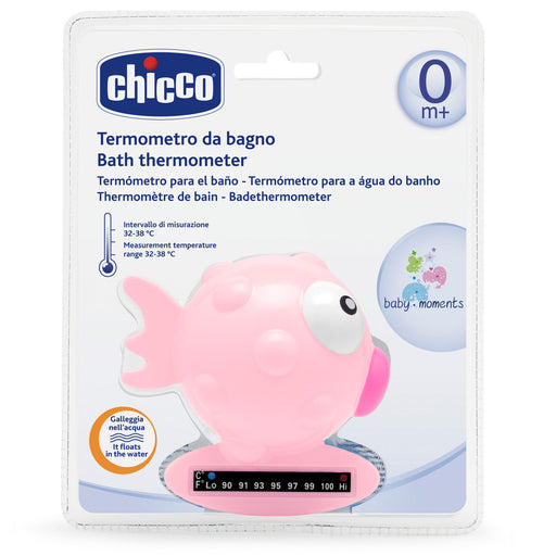 Chicco Fish Bath Thermometer- Pink | Baby Box | NZ Baby Shop