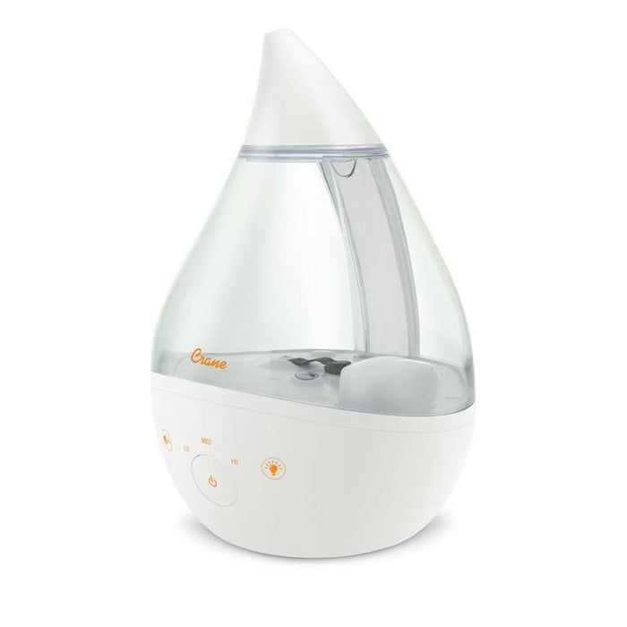 Crane 4 in 1 Top Fill Drop Humidifier - Clear 3.75L | Baby Box | NZ Baby Shop