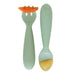 EzPz Mini Utensils - Sage | Baby Box | NZ Baby Shop