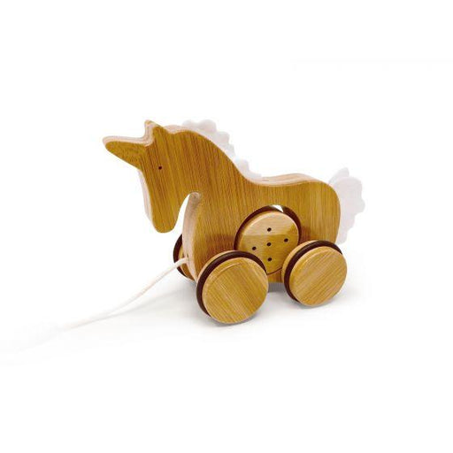 Kinderfeets Bamboo Push & Pull - Unicorn | Baby Box | NZ Baby Shop