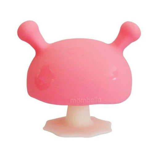 Mombella Soothing Mushroom Teether - Pink | Baby Box | NZ Baby Shop