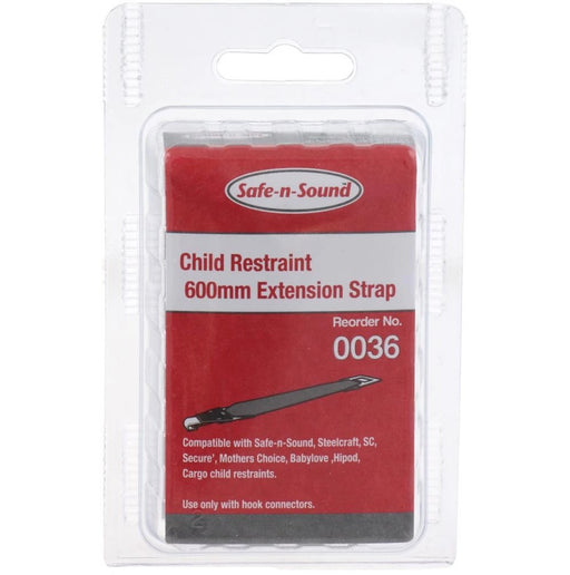Safe n Sound Child Restraint 600mm Extension Strap | Baby Box | NZ Baby Shop