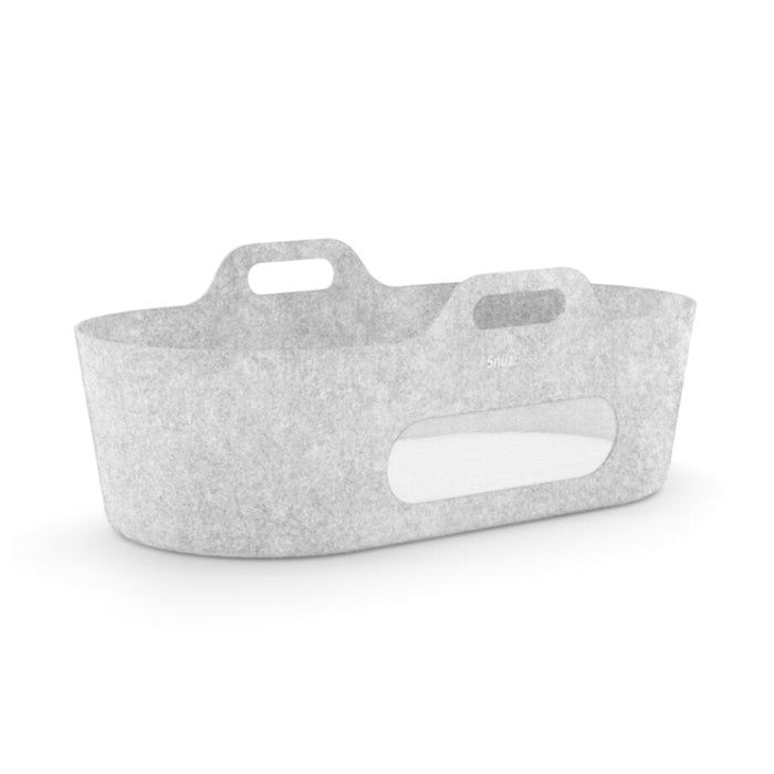 SnuzBaskit Light Grey Moses Basket & Natural Stand- Pre Order | Baby Box | NZ Baby Shop