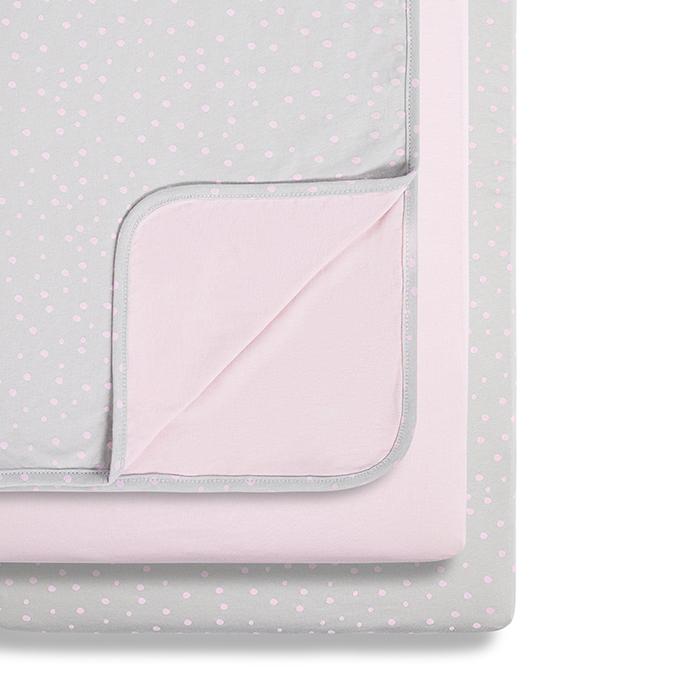 Snuzpod Crib Bedding Set - 3 Pack - Rose Spots | Baby Box | NZ Baby Shop